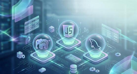 Student learning PHP, JavaScript and MySQL in a pr